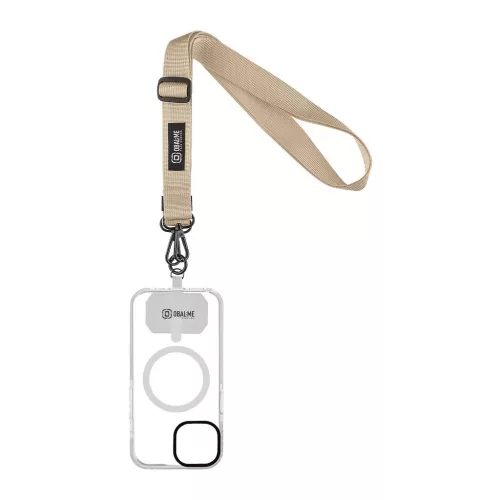 OBAL:ME NeckTag Ribbon Rope mobiltelefonhoz elefántcsont