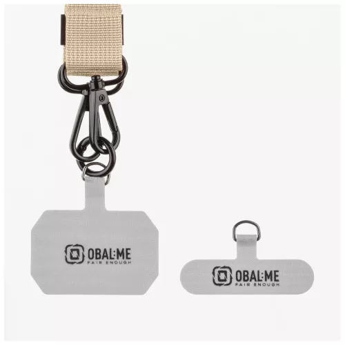 OBAL:ME NeckTag Ribbon Rope mobiltelefonhoz elefántcsont