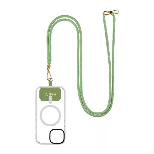 OBAL:ME NeckTag Allure Rope mobiltelefon készülékhez fűzöld