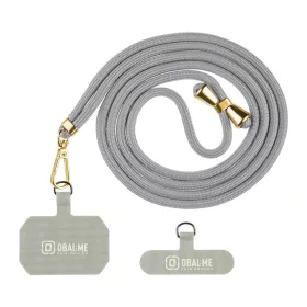 OBAL:ME NeckTag Allure Rope mobiltelefonhoz világosszürke