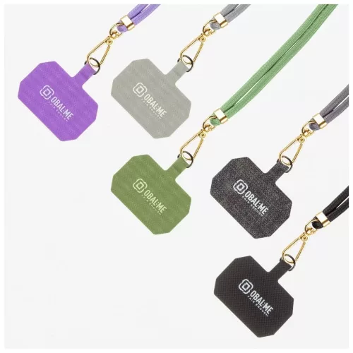 OBAL:ME NeckTag Allure Rope mobiltelefonhoz világosszürke
