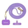 OBAL:ME NeckTag Allure Rope mobiltelefon készülékhez lila