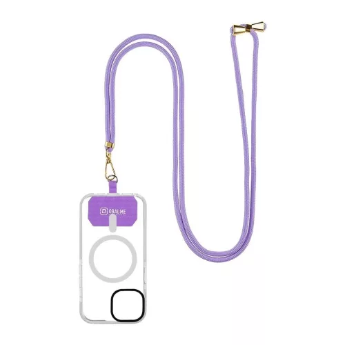 OBAL:ME NeckTag Allure Rope mobiltelefon készülékhez lila