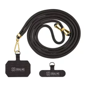 OBAL:ME NeckTag Allure Rope mobiltelefonhoz fekete