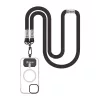 OBAL:ME NeckTag Trio Rope mobiltelefonhoz fekete