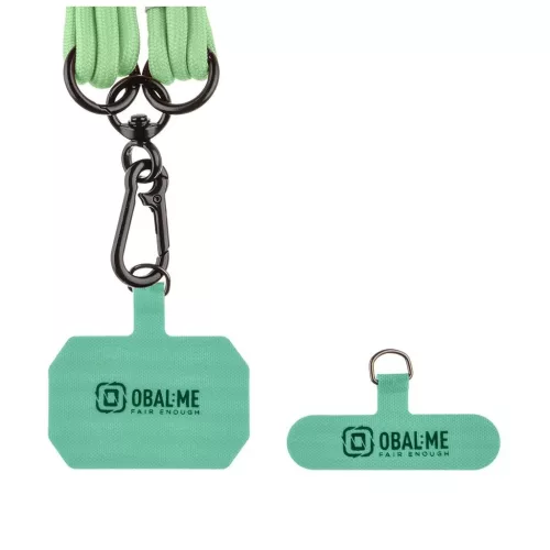 OBAL:ME NeckTag Trio Rope mobiltelefon készülékhez menta zöld