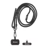 OBAL:ME NeckTag Rope mobiltelefonhoz fekete