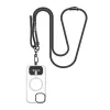 OBAL:ME NeckTag Rope mobiltelefonhoz fekete