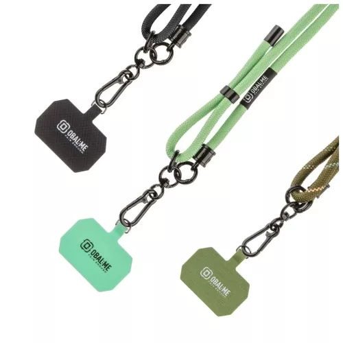 OBAL:ME NeckTag Rope mobiltelefonhoz fekete