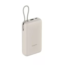   Xiaomi külső akkumulátor 33W 20000mAh integrált USB-C kábel bézs