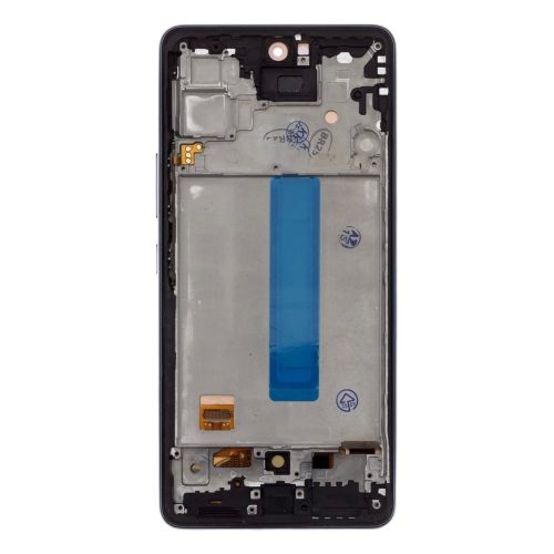 Samsung A536B Galaxy A53 5G készülékhez LCD kijelző + érintő egység + elülső tok fekete