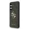 Guess PU 4G Metal Logo tok Samsung Galaxy S25 FE készülékhez szürke