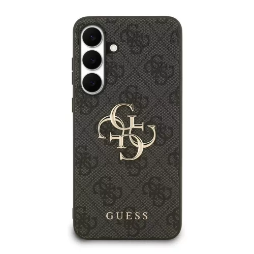 Guess PU 4G Metal Logo tok Samsung Galaxy S25 FE készülékhez szürke