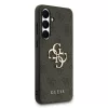 Guess PU 4G Metal Logo tok Samsung Galaxy S25 FE készülékhez szürke