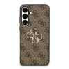 Guess PU 4G Metal Logo tok Samsung Galaxy S25 FE készülékhez barna