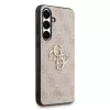 Guess PU 4G Metal Logo tok Samsung Galaxy S25 FE készülékhez rózsaszín