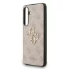 Guess PU 4G Metal Logo tok Samsung Galaxy S25 FE készülékhez rózsaszín