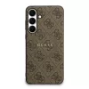 Guess PU Leather 4G Colored Ring MagSafe tok Samsung Galaxy S25 FE készülékhez barna