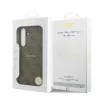 Guess PU Leather 4G Colored Ring MagSafe tok Samsung Galaxy S25 FE készülékhez barna