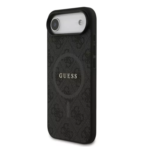 Guess PU Leather 4G Colored Ring MagSafe tok iPhone Air készülékhez fekete