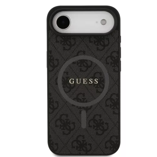 Guess PU Leather 4G Colored Ring MagSafe tok iPhone Air készülékhez fekete