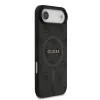 Guess PU Leather 4G Colored Ring MagSafe tok iPhone Air készülékhez fekete