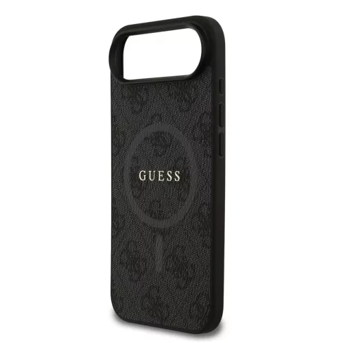 Guess PU Leather 4G Colored Ring MagSafe tok iPhone Air készülékhez fekete