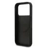 Guess PU Leather 4G Colored Ring MagSafe tok iPhone 17 Pro készülékhez fekete