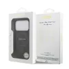 Guess PU Leather 4G Colored Ring MagSafe tok iPhone 17 Pro készülékhez fekete