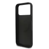 Guess PU Leather 4G Colored Ring MagSafe tok iPhone 17 Pro Max készülékhez fekete