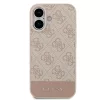 Guess PU 4G Stripe tok iPhone 17 készülékhez rózsaszín