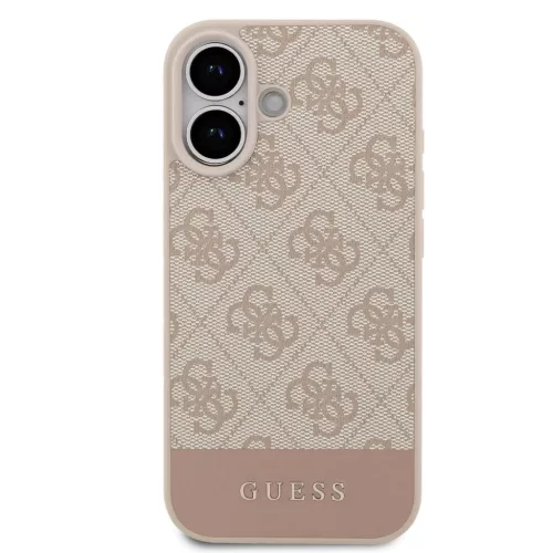 Guess PU 4G Stripe tok iPhone 17 készülékhez rózsaszín