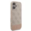 Guess PU 4G Stripe tok iPhone 17 készülékhez rózsaszín