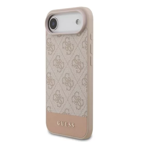 Guess PU 4G Stripe tok iPhone Air készülékhez rózsaszín