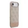 Guess PU 4G Stripe tok iPhone Air készülékhez rózsaszín