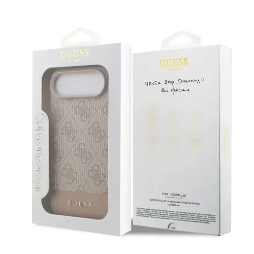 Guess PU 4G Stripe tok iPhone Air készülékhez rózsaszín