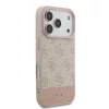 Guess PU 4G Stripe tok iPhone 17 Pro készülékhez rózsaszín