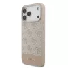 Guess PU 4G Stripe tok iPhone 17 Pro Max készülékhez rózsaszín