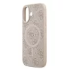 Guess PU bőr 4G Colored Ring MagSafe tok iPhone 17 készülékhez rózsaszín