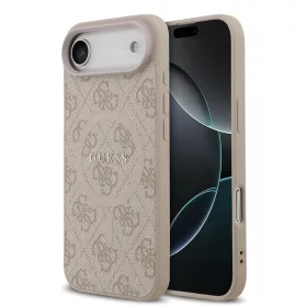   Guess PU Leather 4G Colored Ring MagSafe tok iPhone Air készülékhez rózsaszín