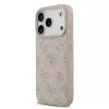 Guess PU Leather 4G Colored Ring MagSafe tok iPhone 17 Pro készülékhez rózsaszín