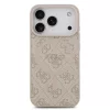Guess PU Leather 4G Colored Ring MagSafe tok iPhone 17 Pro készülékhez rózsaszín
