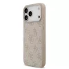 Guess PU Leather 4G Colored Ring MagSafe tok iPhone 17 Pro Max készülékhez rózsaszín