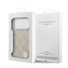 Guess PU Leather 4G Colored Ring MagSafe tok iPhone 17 Pro Max készülékhez rózsaszín
