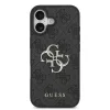 Guess PU 4G Metal Logo tok iPhone 17 készülékhez szürke