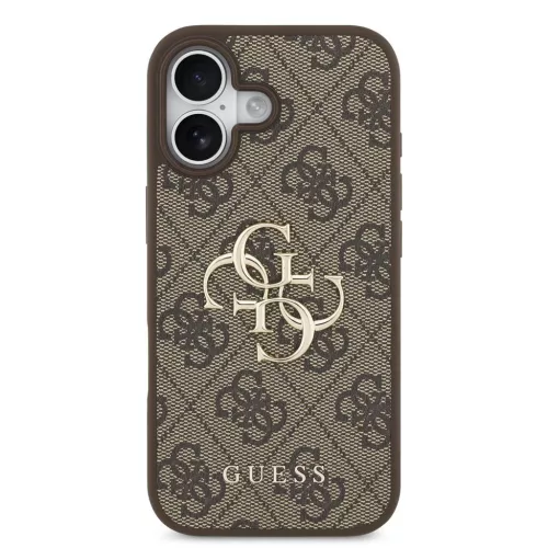 Guess PU 4G Metal Logo tok iPhone 17 készülékhez barna