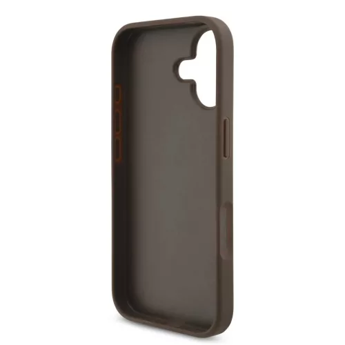 Guess PU 4G Metal Logo tok iPhone 17 készülékhez barna