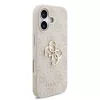 Guess PU 4G Metal Logo tok iPhone 17 készülékhez rózsaszín