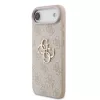 Guess PU 4G Metal Logo tok iPhone Air készülékhez rózsaszín