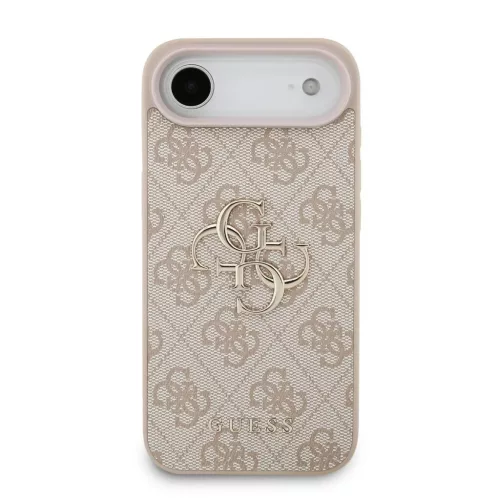Guess PU 4G Metal Logo tok iPhone Air készülékhez rózsaszín